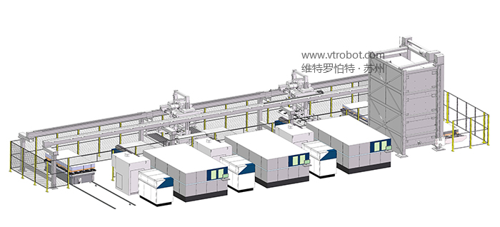 FMS4020激光柔性生产线